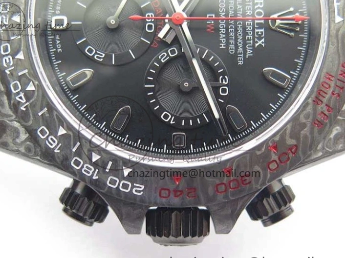 MiroTime 0104 Daytona DIW Carbon Noob 1:1 Best Edition Black Dial on Nylon Strap SA Modern 2611